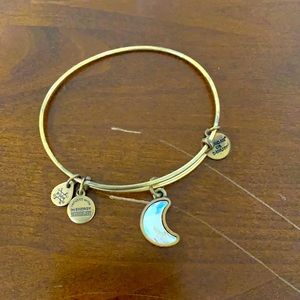 Alex and Ani vintage moon bracelet